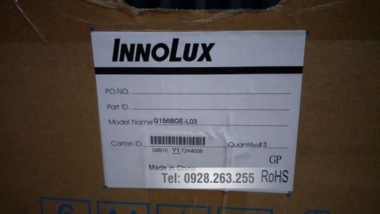 Innolux G156BGE-L03 Màn hình Innolux 15.6″ TN LCM 1366×768 500nits WLED LVDS 30pins Màn hình Innolux 15.6" TN LCM 1366×768 500nits WLED LVDS 30pins Innolux G156BGE-L03