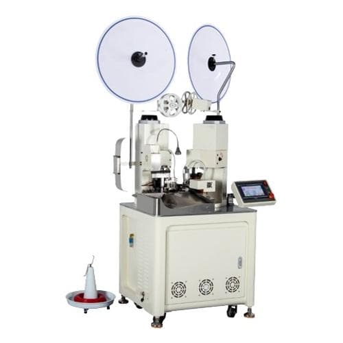 Máy bóc và ép nối đầu dây terminal tự động đôi CX-801 Máy bóc và ép nối đầu dây terminal tự động đôi CX-801