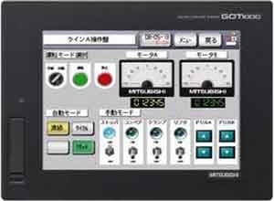 Mitsubishi HMI GT10 Màn hình cảm ứng GT1050-QSBD Mitsubishi HMI GT10 Màn hình cảm ứng GT1050-QSBD