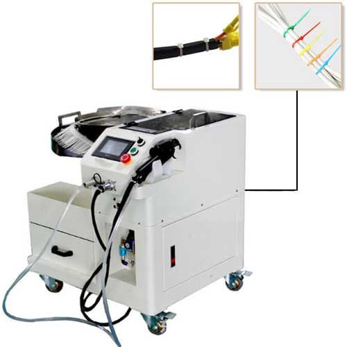 Máy tự động khóa dây buộc nylon, cấp liệu tự động, PLC TEK-ELECTRONIC CX-SC06 Máy tự động khóa dây buộc nylon, cấp liệu tự động, PLC TEK-ELECTRONIC CX-SC06