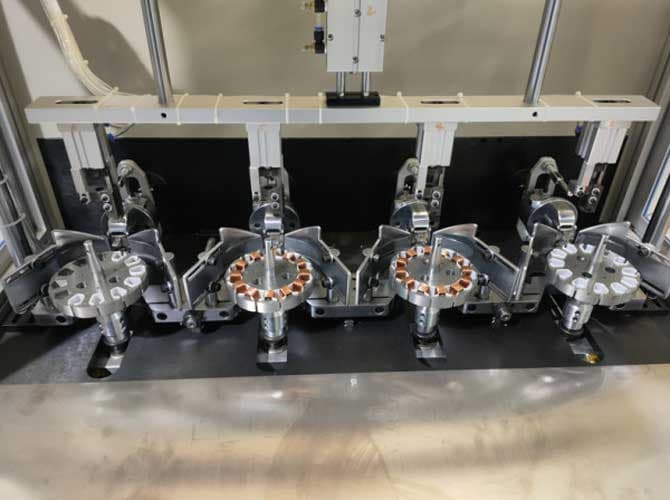 Máy quấn cuộn dây stator tự động cho động cơ rotor ngoài 4 trạm CX-JY01 Máy quấn cuộn dây stator tự động cho động cơ rotor ngoài 4 trạm CX-JY01
